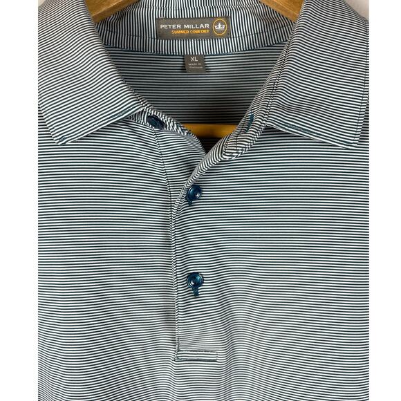 Peter Millar‎ Summer Comfort Hales Performance Jersey Crown Sport Polo Size XL - Picture 5 of 10